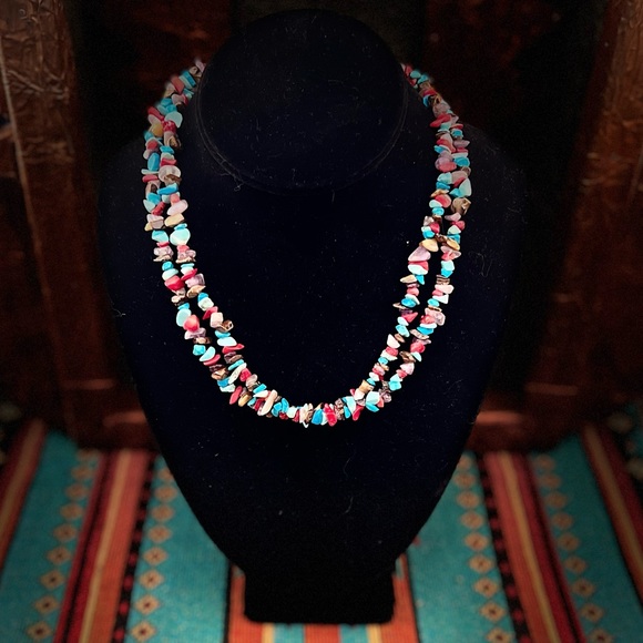 Native American Multi Stone Necklace - Picture 10 of 11